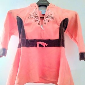 Sketchers Girls Pink Sweater Dress